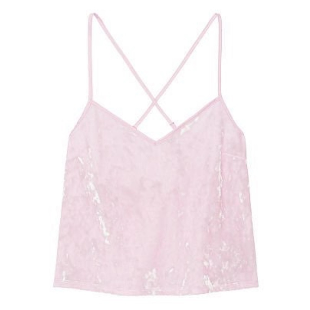 Victoria Secret Velvet Pink Sleep Tank - Picture 3 of 6